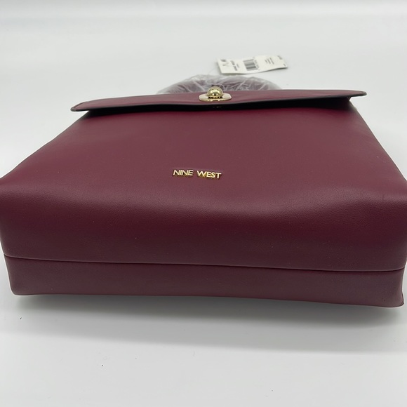Nine West Ionna Satchel Claret - Picture 11 of 11